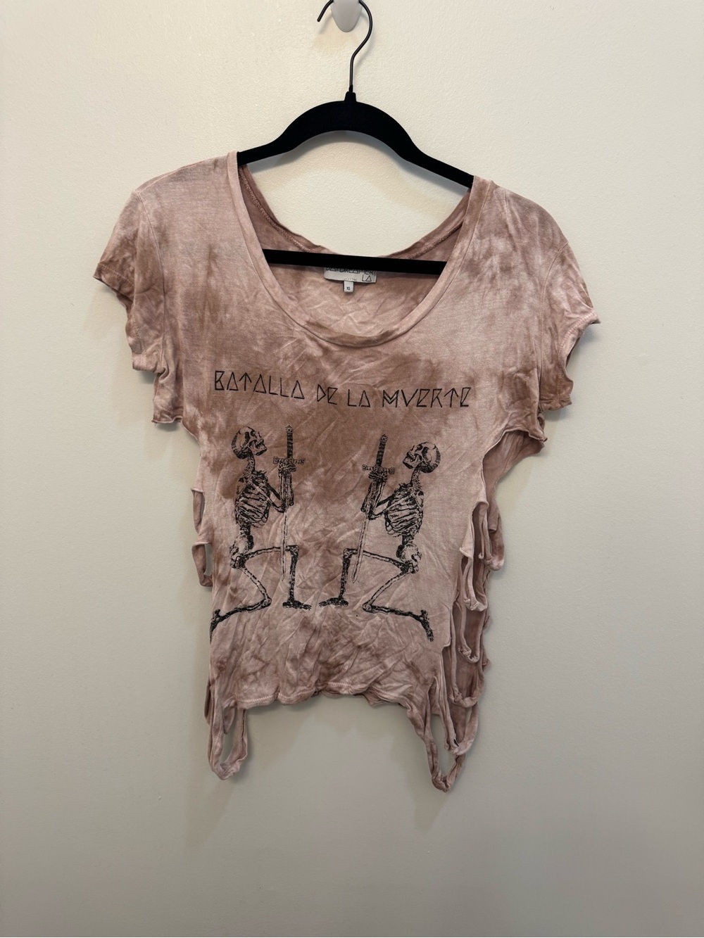 Daydreamer LA Blush Tie-Dye Short Sleeve Graphic Tee